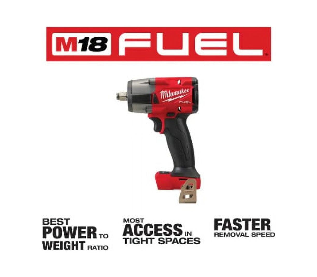 Milwaukee Atornillador Impacto Fuel M18 Surge 2760-20