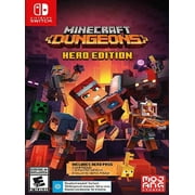 Restored Minecraft Dungeons Hero Edition RPG Action Adventure Shooter Fighting Video Game for Nintendo Switch 2020