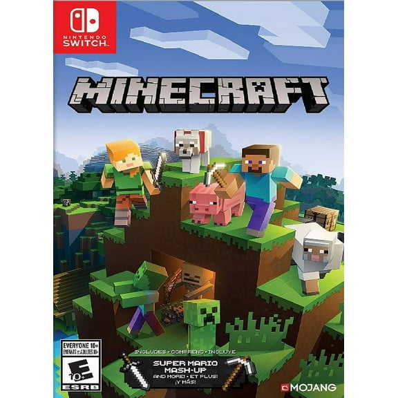 Restored Minecraft (Nintendo Switch, 2018) Video Game (Refurbished)