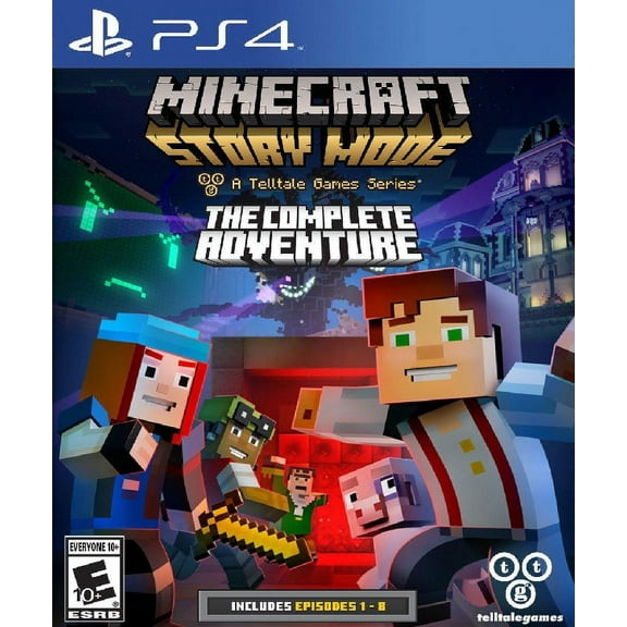 Restored Minecraft Story Mode Complete Adventure (Sony PlayStation 4) (Refurbished)