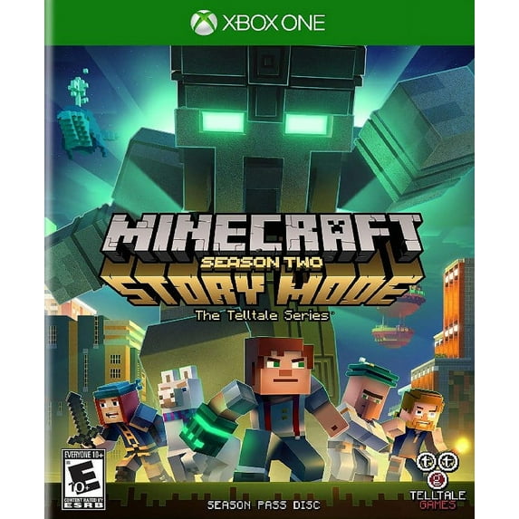 Restored Story Mode Season 2, Minecraft by Telltale Games Xbox One, Physical Action & Adventure, Video Games