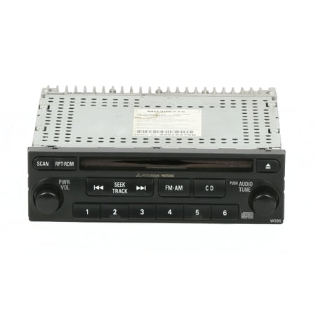 Restored Mitsubishi 2004-2005 Galant AM FM Radio Single Disc CD Receiver MR306775 (Refurbished)