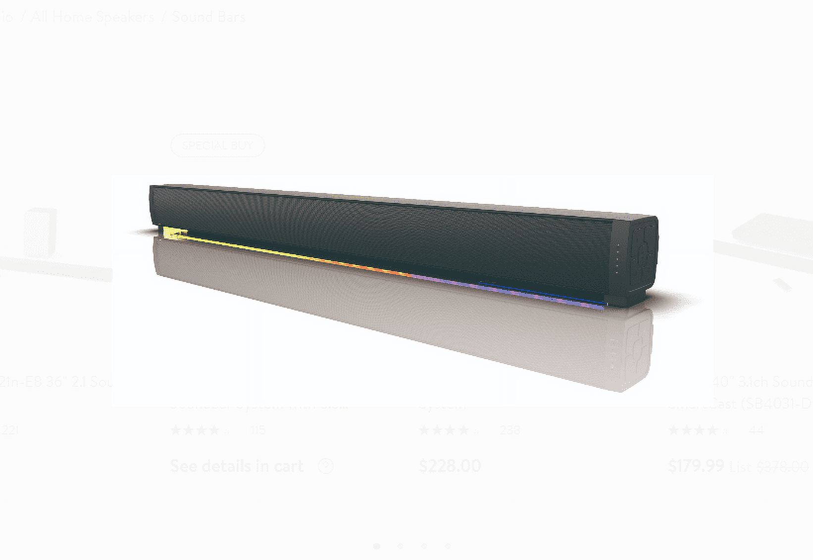 Restored Monster MSB3786EO 37" Home Theater Bluetooth Soundbar