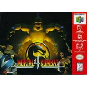 Restored Mortal Kombat 4 (Nintendo 64, 1998) Fighting Game (Refurbished)