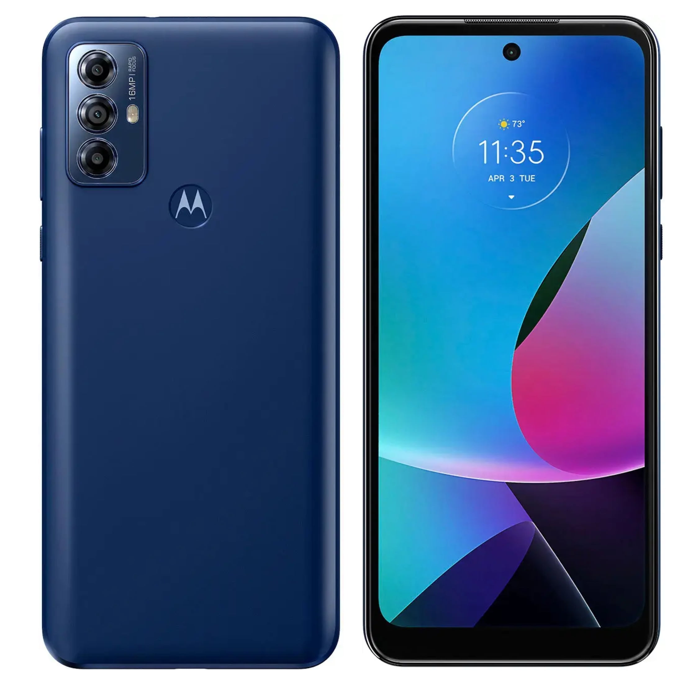 Motorola Moto G Play (2023) 32GB 3GB RAM Factory Unlocked Cell Phone, Navy Blue