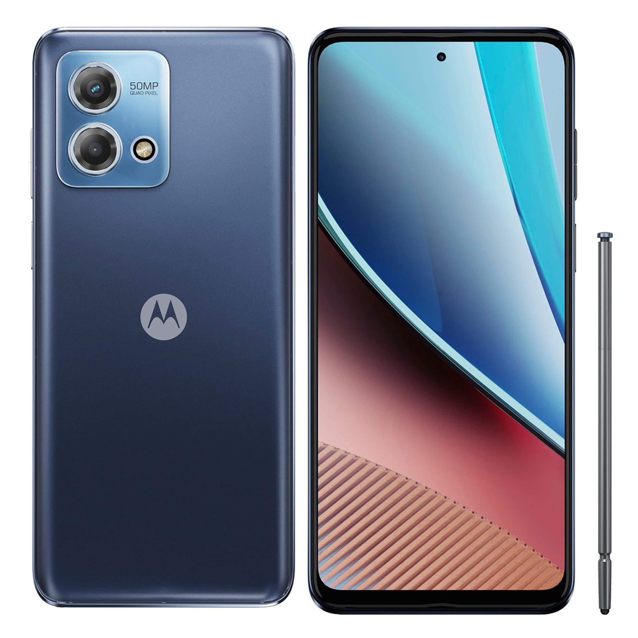 Restored Motorola Moto G Stylus 4G (2023), 64GB Factory Unlocked, Blue (Refurbished)