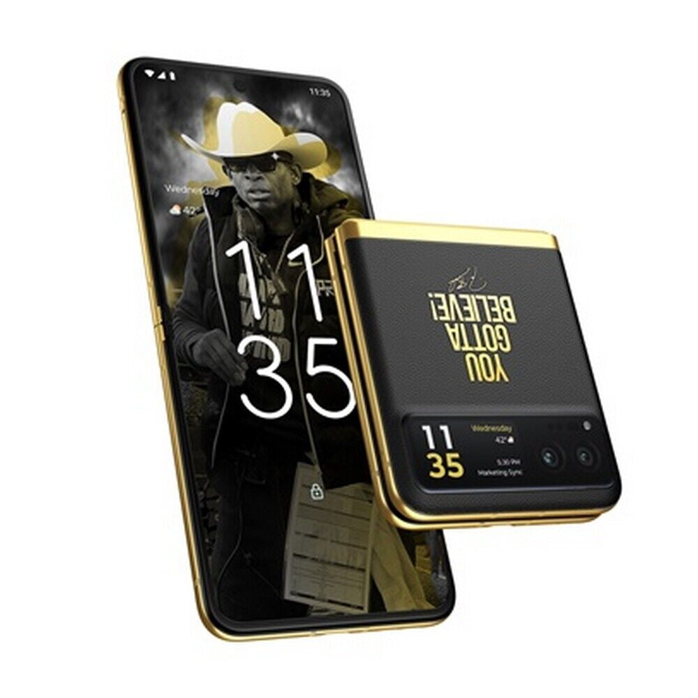 Restored Motorola RAZR 40 [XT2323-6] (2023) 128GB – Gold/Black