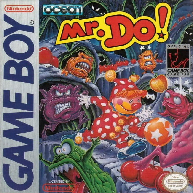 Restored Mr. Do! by Ocean Inc. Nintendo Gameboy Original Physical