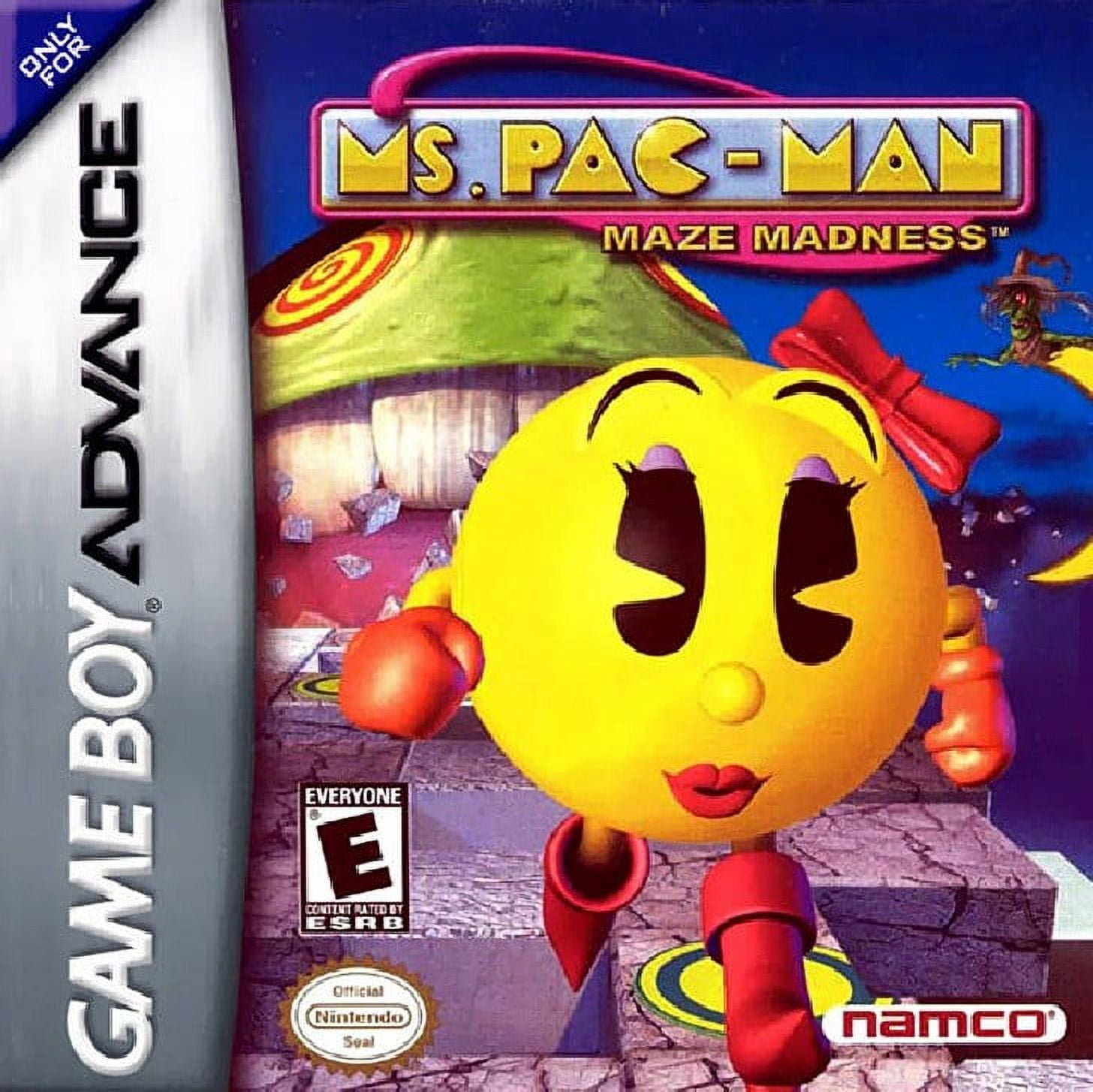 Restored Ms. Pac Man Maze Madness Nintendo Gameboy Advance 2004