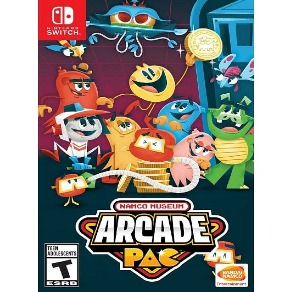 Restored NAMCO MUSEUM ARCADE PAC (Nintendo Switch, 2018) (Refurbished)