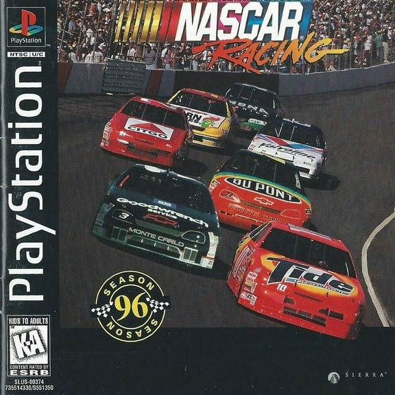 Restored NASCAR Racing (Sony PlayStation 1, 1996) (Refurbished)