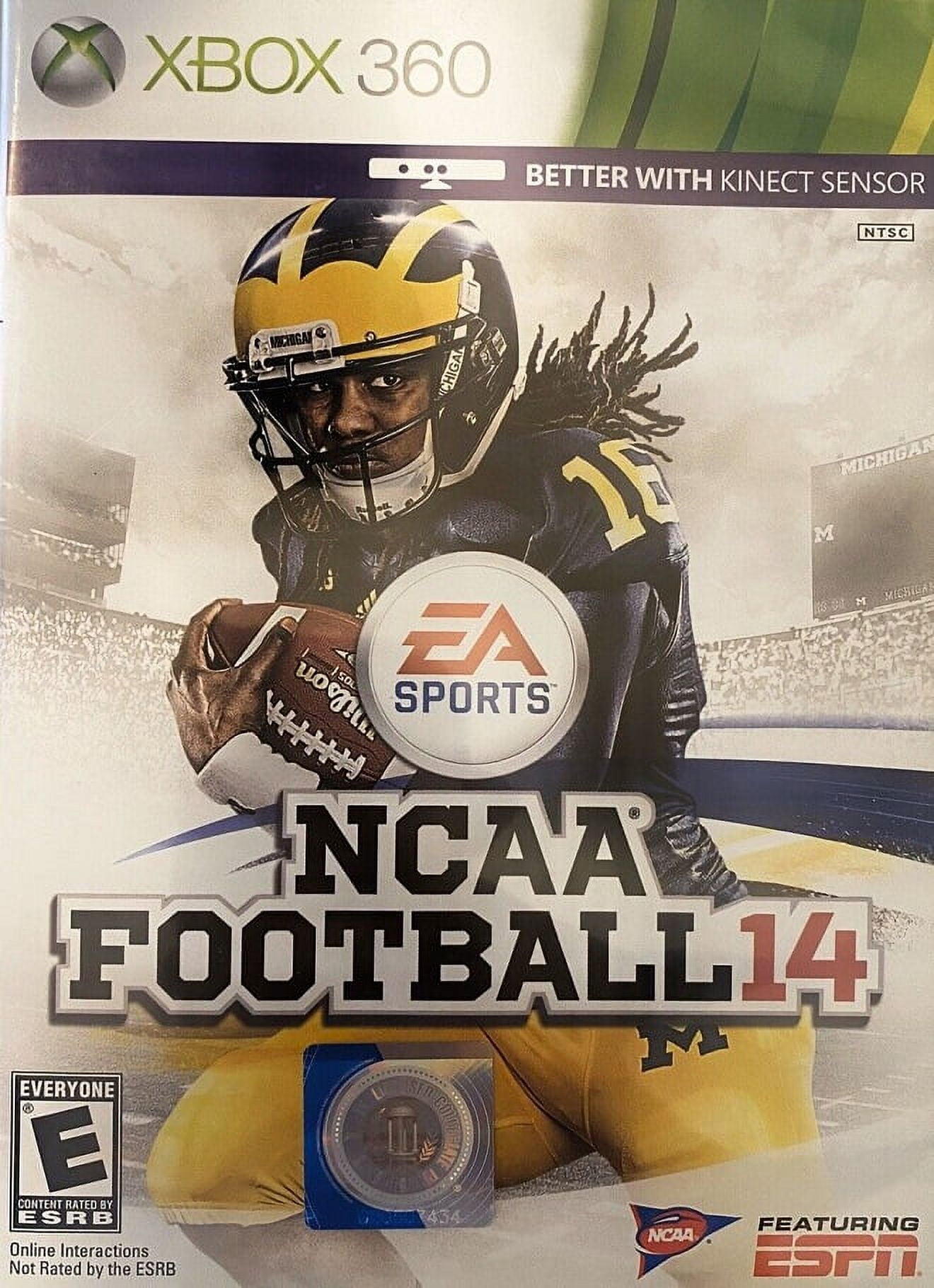 Restored NCAA Football 14 (Microsoft Xbox 360, 2013) Video Game