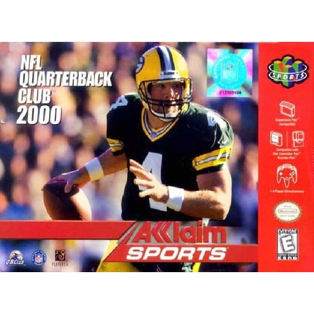 NFL Quarterback Club 2000 Video Game for Physical/Nintendo 64 Sports Game Parental Controls 4 Offline Players