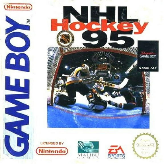 Restored NHL '95 Hockey (Nintendo GameBoy Original, 1995) Video Game (Refurbished)