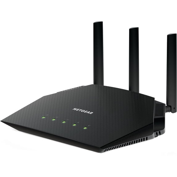 Restored Netgear RAX10-100NAR 4-Stream AX1800 Dual-Band WiFi 6 Router (Refurbished)