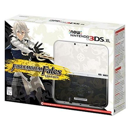 Restored Nintendo 3DS XL - Fire Emblem Fates Edition - handheld game console - black, white (Refurbished)