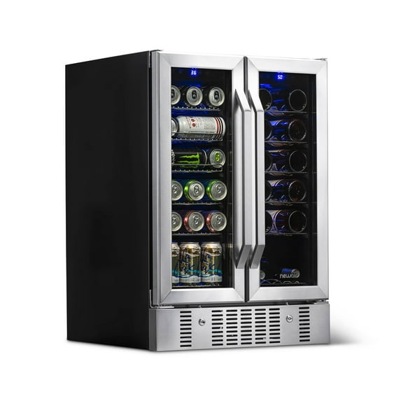 Restored Air 18 Bottle/58 Can Dual Zone Wine/Drink Fridge (Refurbished)