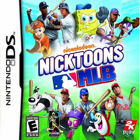 Restored Nicktoons MLB (Nintendo DS, 2011) Nickelodeon Baseball Game (Refurbished)