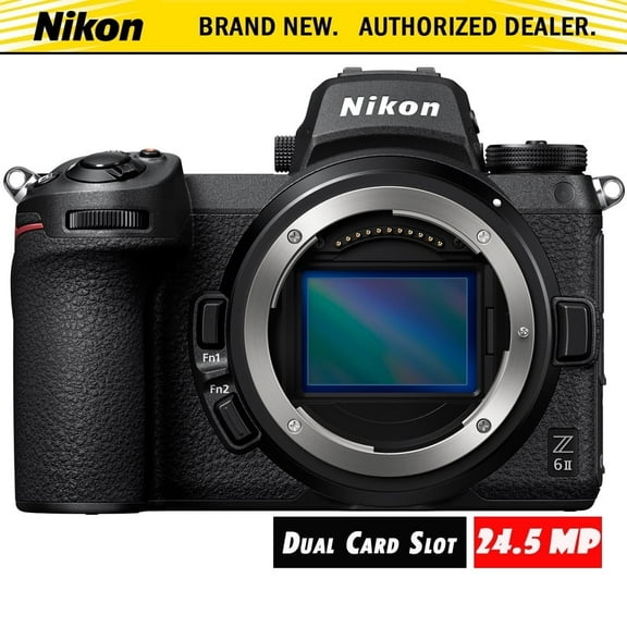 Restored Nikon 1659 Z6II Mirrorless Camera 24.5MP Full Frame FXFormat Body Only (Refurbished)