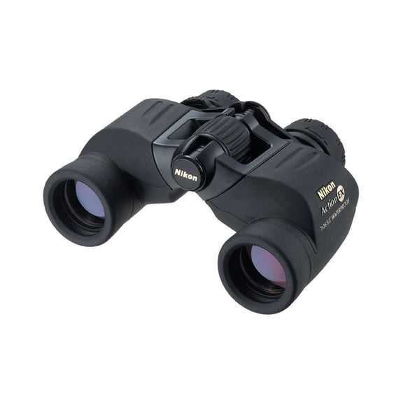 Restored Nikon 7x35 Action Extreme ATB Waterproof Porro Prism Binoculars with Ultra-Wide 487ft FOV, Long Eye Relief and BaK4 Prisms (Black) (Refurbished)