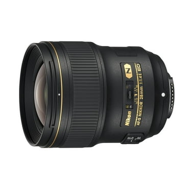 Restored Nikon AF-S NIKKOR 28mm f/1.4E ED f/1.4-16 Fixed Zoom Camera Lens, Black (Refurbished)