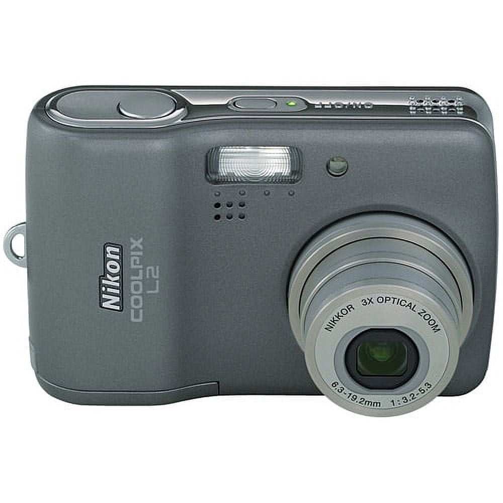 Restored Nikon Coolpix L2 6MP Digital Camera with 3x Optical