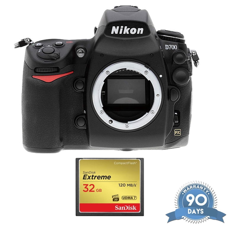 Restored Nikon D700 SLR Digital Camera (Body Only) - with Memory 