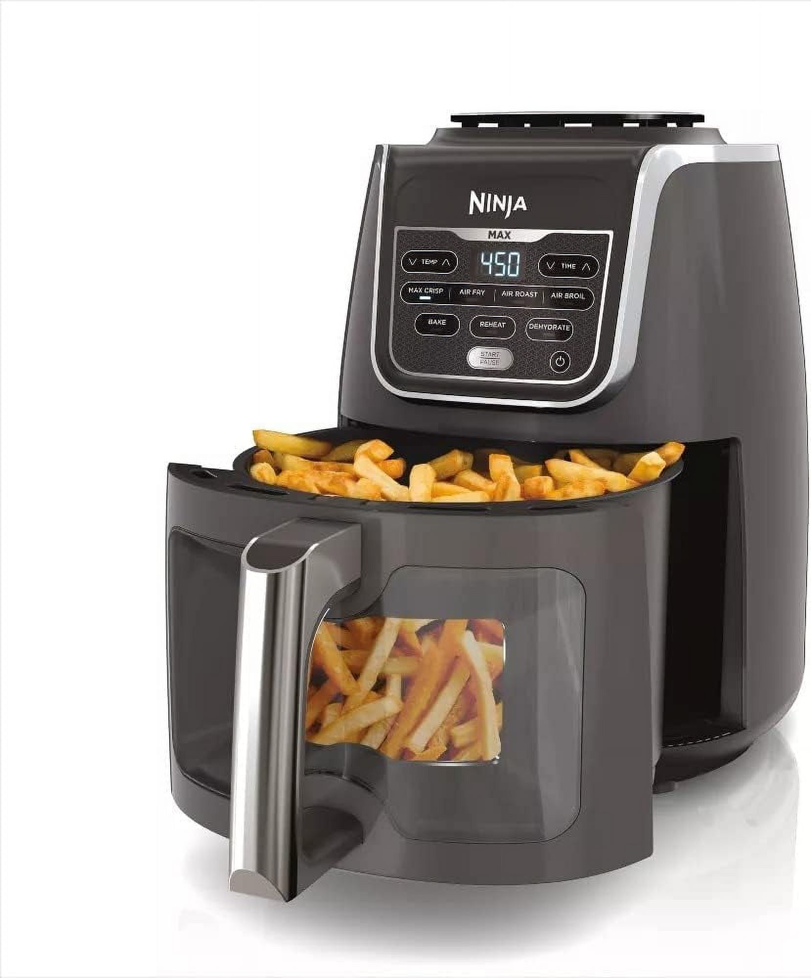 Ninja Max XL Refurbished 5.5 qt Air Fryer, Grey Ninja Max XL Refurbished 5.5 qt Air Fryer, Grey
