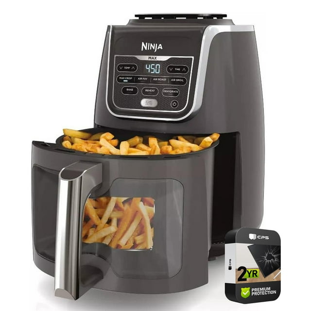 Restored Ninja AF171 Max XL 7 Function Air Fryer, 5.5qt, EzView Window
