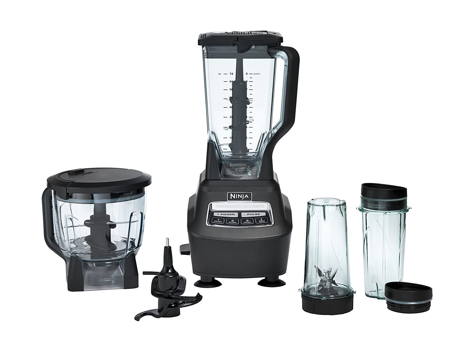 Restored Ninja BL770 Mega Kitchen Blender System with Food Processor (Refurbished)