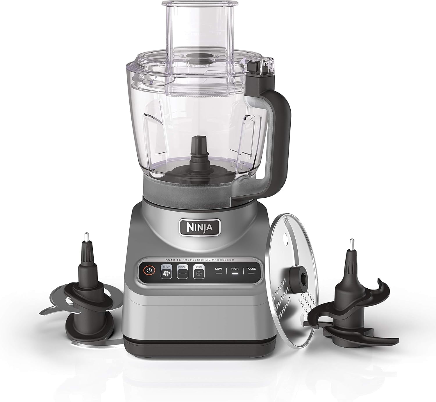 Restored Ninja Professional Plus Refurbished 9 Cup Food Processor, Silver (Refurbished)