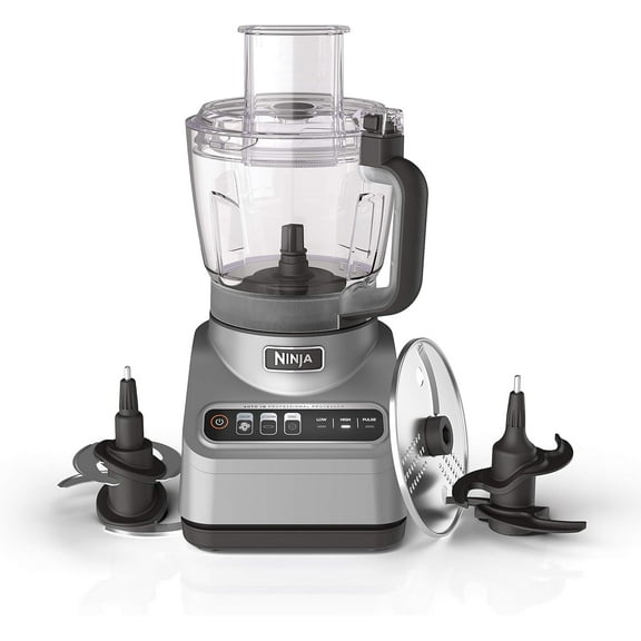Restored Ninja Professional Plus Refurbished 9 Cup Food Processor, Silver (Refurbished)