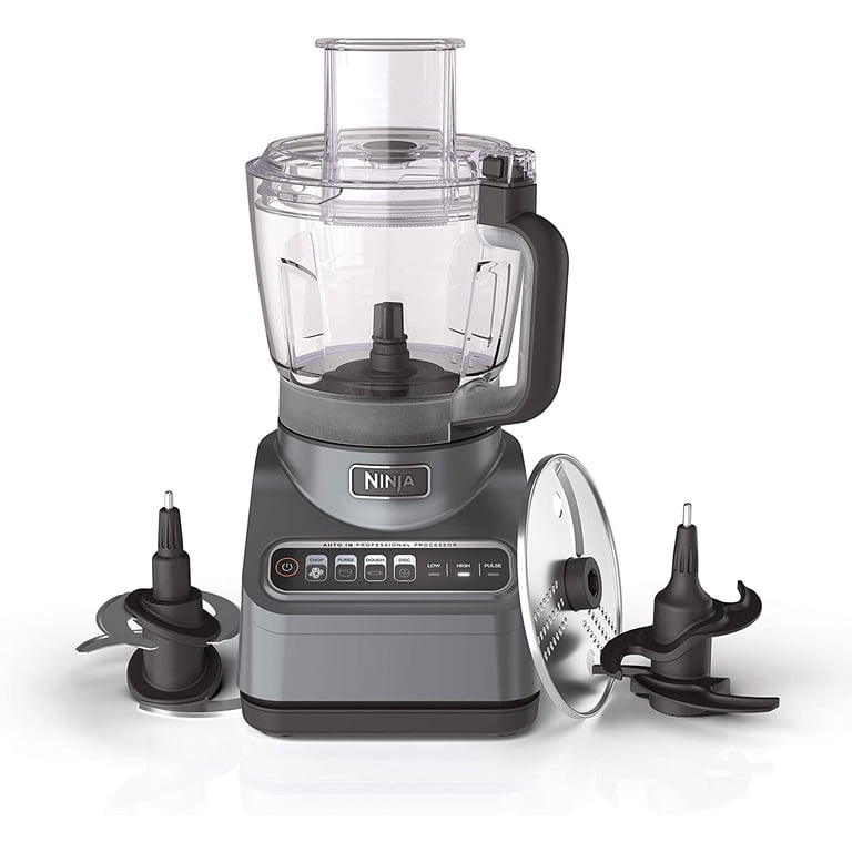 Ninja Food Processor 1000 Watts Auto-iQ, Chop Slice Shred, 9-Cup
