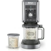 Restored Ninja, CREAMi Deluxe, Color SilverCord length in. 31.5 inDishwasher-safe parts YesProduct dimensions in. 12.01 in L x 8.42 in W x 16.69 in HProduct weight lbs. 14.44 lbsWattage 800, Corded Electric, Programmable, 11-in-1 XL Ice Cream Maker, Silver