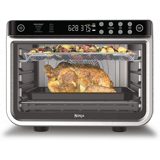 Restored Ninja DT201 Foodi 10-in-1 XL Pro Air Fry Oven, Large Countertop Convection Oven (Silver) (Refurbished)