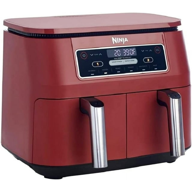 Restored Ninja DZ201 Foodi 6 in 1 2 Basket Air Fryer with DualZone