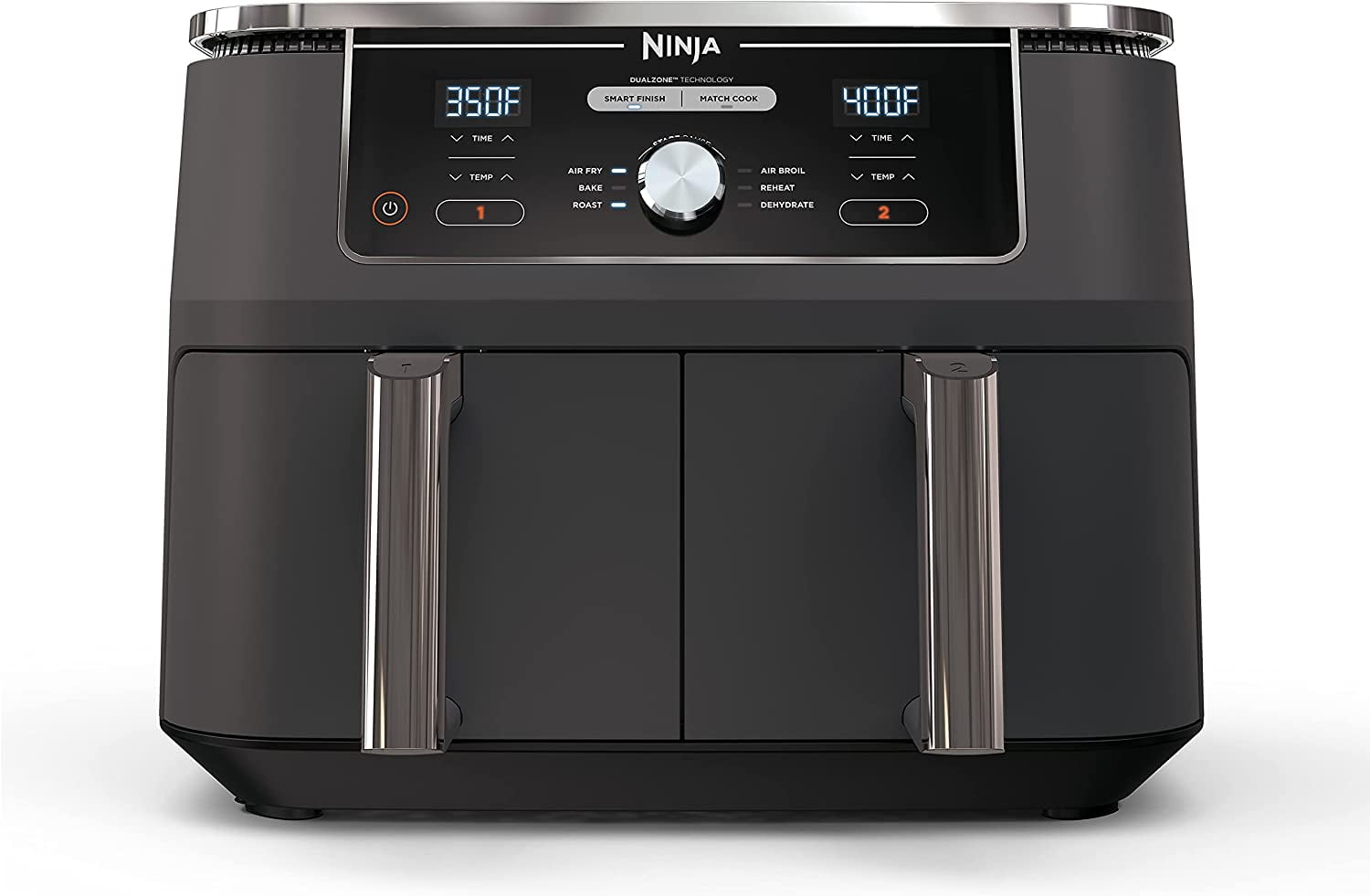 Ninja AF161 Max XL Air Fryer that Cooks, Crisps, Roasts, Bakes, Reheats and  Dehydrates, with 5.5 Quart Capacity, and a High Gloss Finish, Grey –
