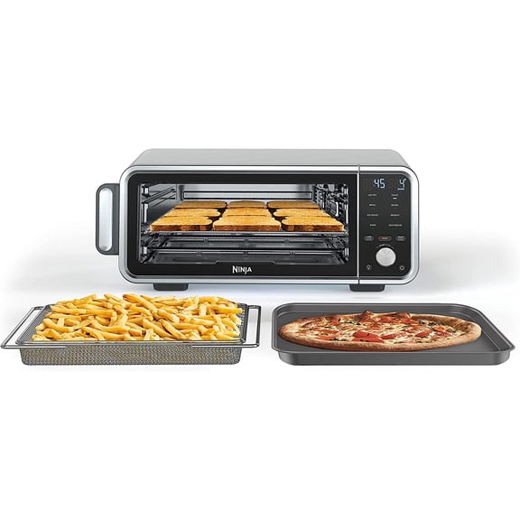 Restored Ninja Digital Air Fry Pro Countertop 8-in-1 Oven, Extended Height (Refurbished)