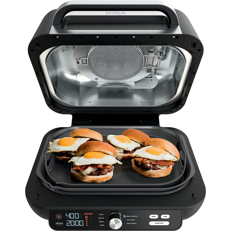 Ninja Kitchen - The Ninja® Foodi™ Smart XL Grill was made for homegaters.  You can grill up to six burgers at once and keep all your friends and  family well-fed without missing
