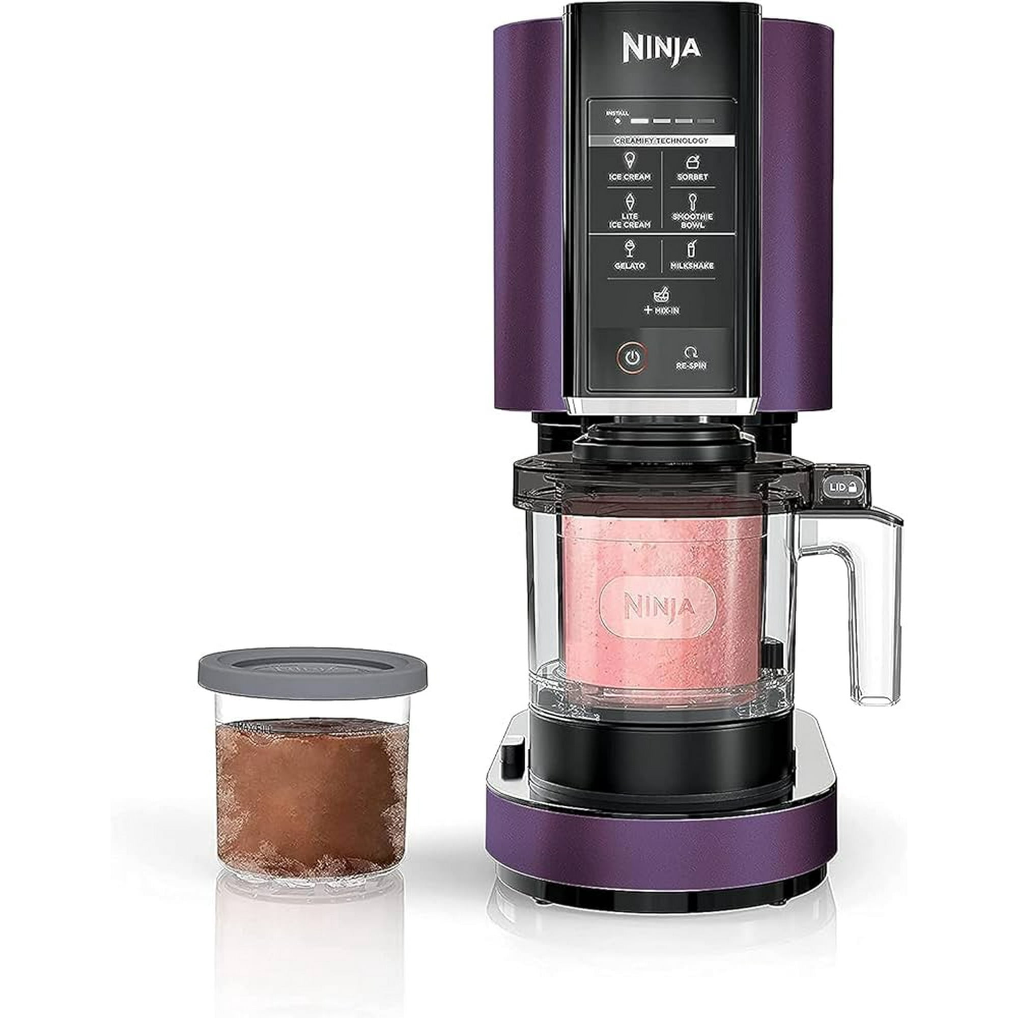 Restored Ninja NC301 CREAMi Ice Cream Maker, for Gelato, Mix-ins