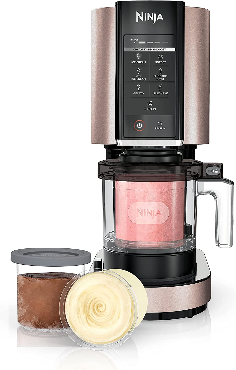 COMFEE' Juicer Extractor/Ice Cream Maker. 3.4, Champagne Gold 