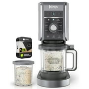 Restored Ninja NC501 CREAMi Deluxe 11-in-1 XL Ice Cream Maker Silver Bundle with 2 YR CPS Enhanced Protection Pack (Refurbished)