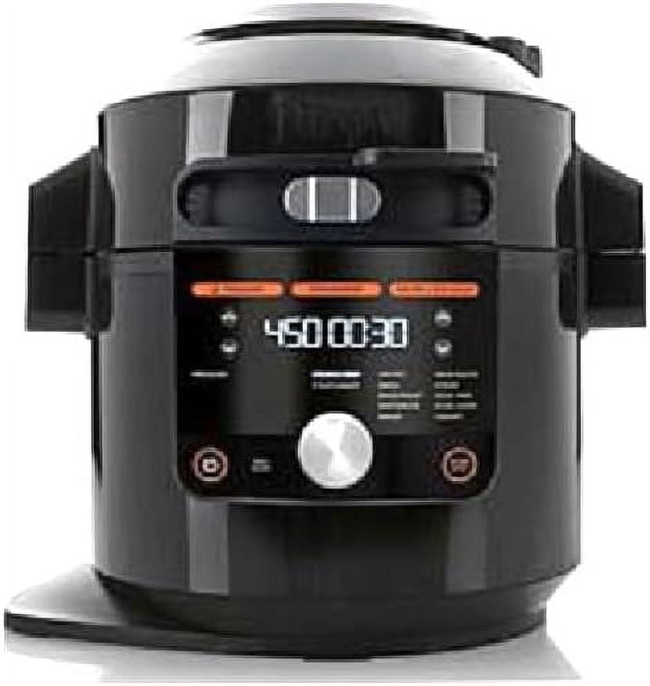 Restored Ninja OL601 BLACK Foodi XL 8 Qt. Pressure Cooker Steam Fryer with SmartLid, 14in1