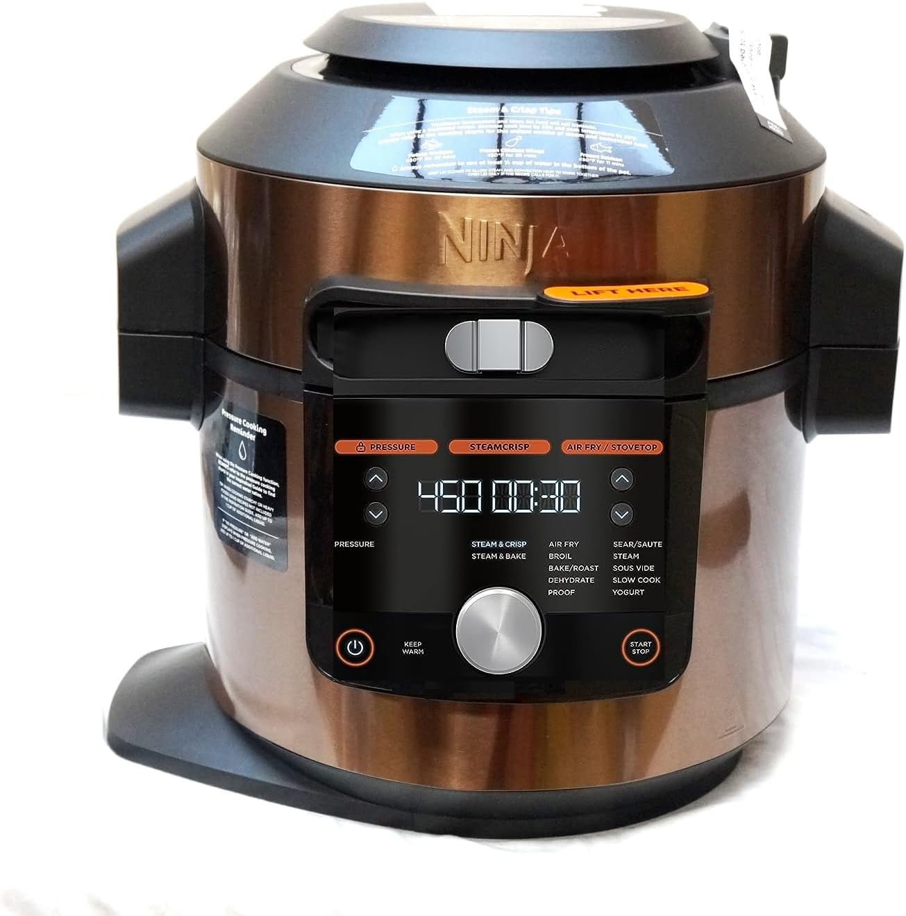 Ninja® Foodi® 14-in-1XL Pressure Cooker Steam Fryer with SmartLid™, 1 ct /  8 qt - Fry's Food Stores