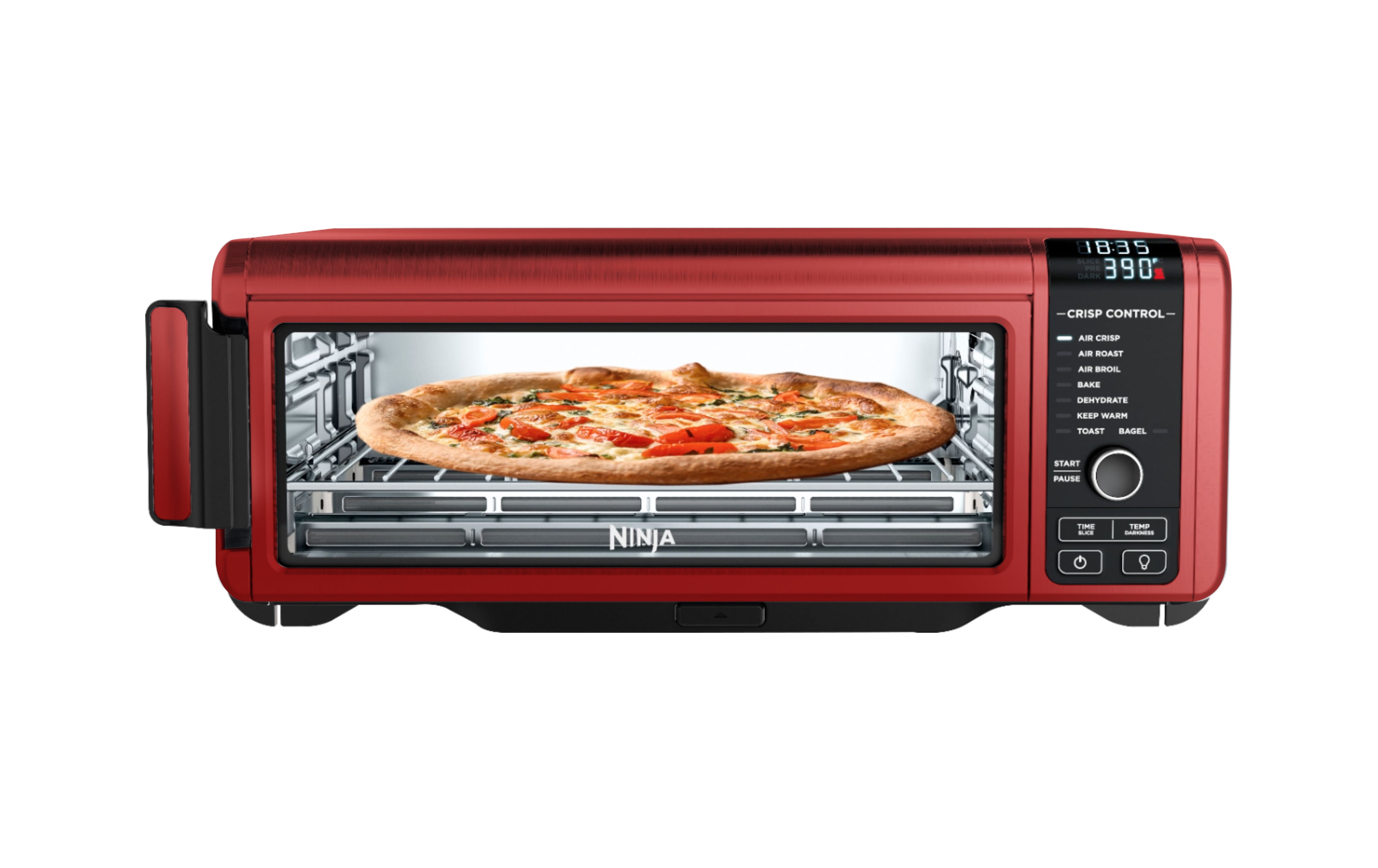 Ninja SP101 Foodi 8-in-1 Digital Air Fry, Large Toaster Oven Keep Warm-RED