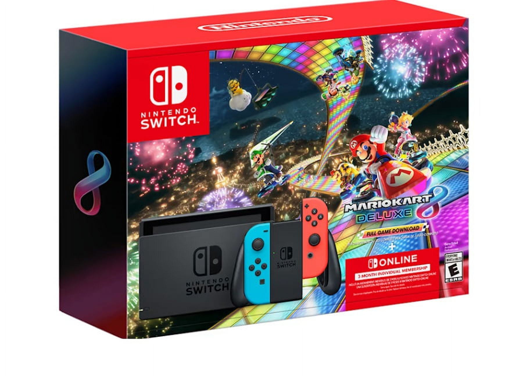 Nintendo Switch Konyotora Restored Nintendo 118022 Switch Neon Blue + Neon Red Joy-Con