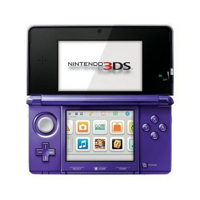 Restored Nintendo 3DS Midnight Purple (Refurbished