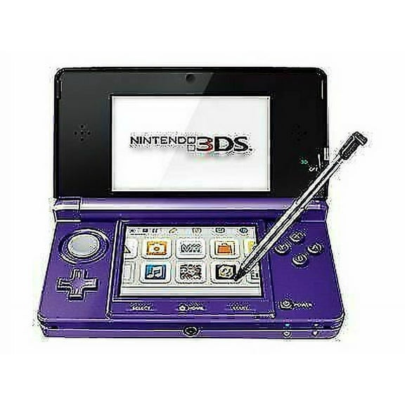 Restored Nintendo 3DS Portable Gaming Console Purple (Refurbished)
