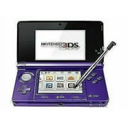 Restored Nintendo 3DS - Handheld game console - midnight purple