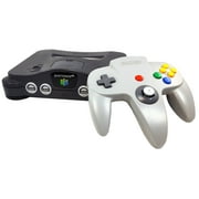 Restored Nintendo 64 N64 Game Console with Red Expansion Pak and Controller